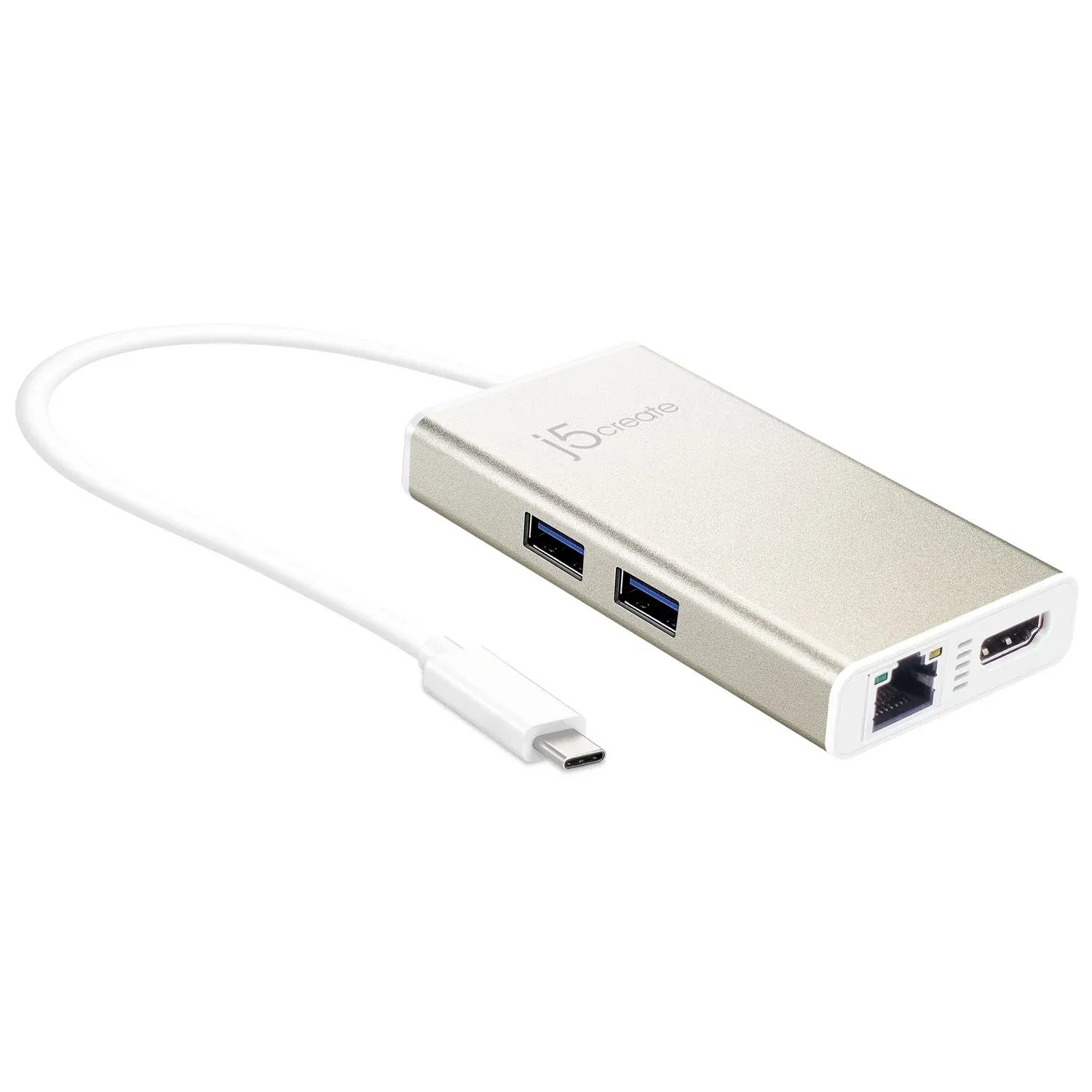 JCA374 - USB-C Multi-Adapter - HDMI/Ethernet/USB 3.1 HUB/PD 3.0