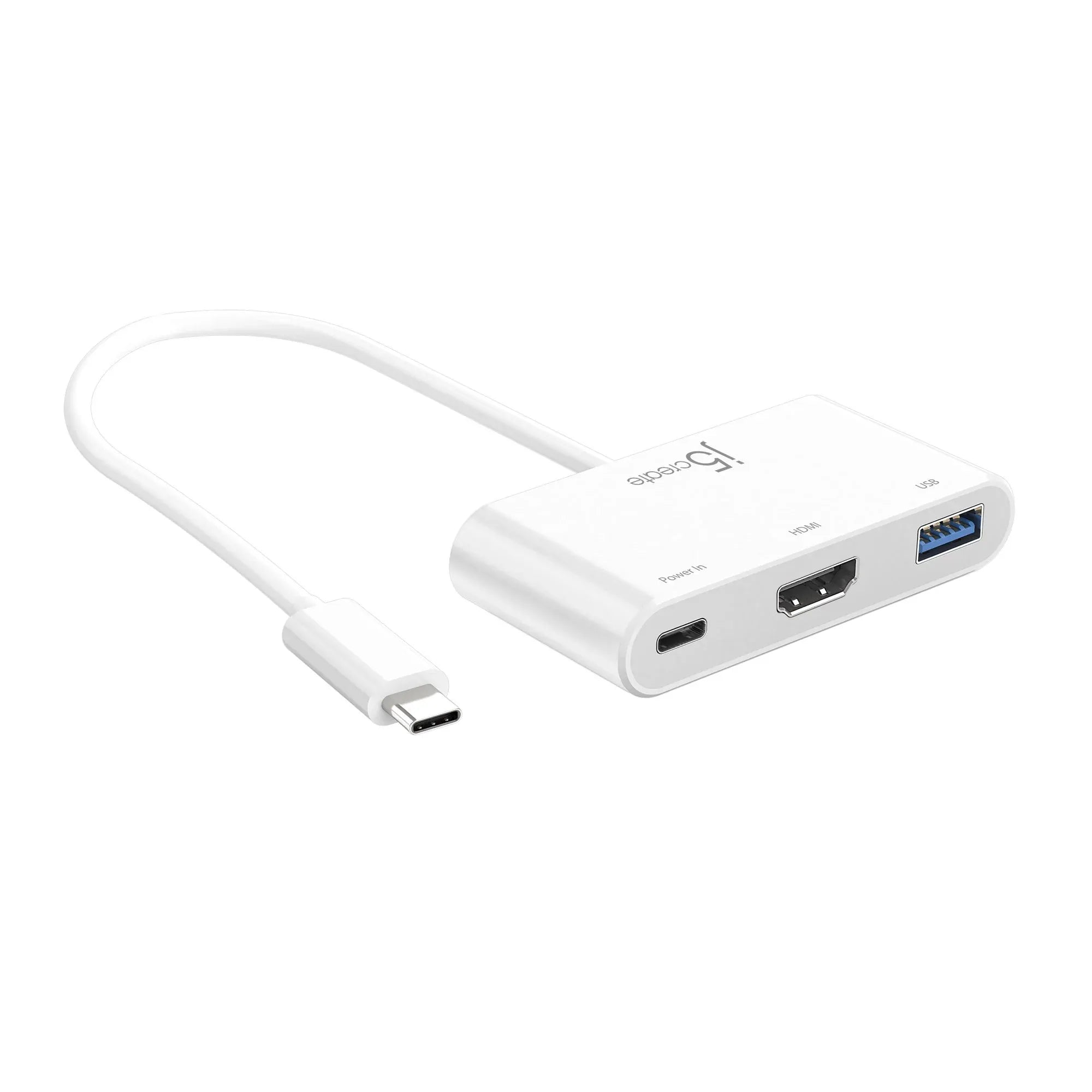 JCA379 - USB-C to HDMI & USB 3.0 with Power Delivery