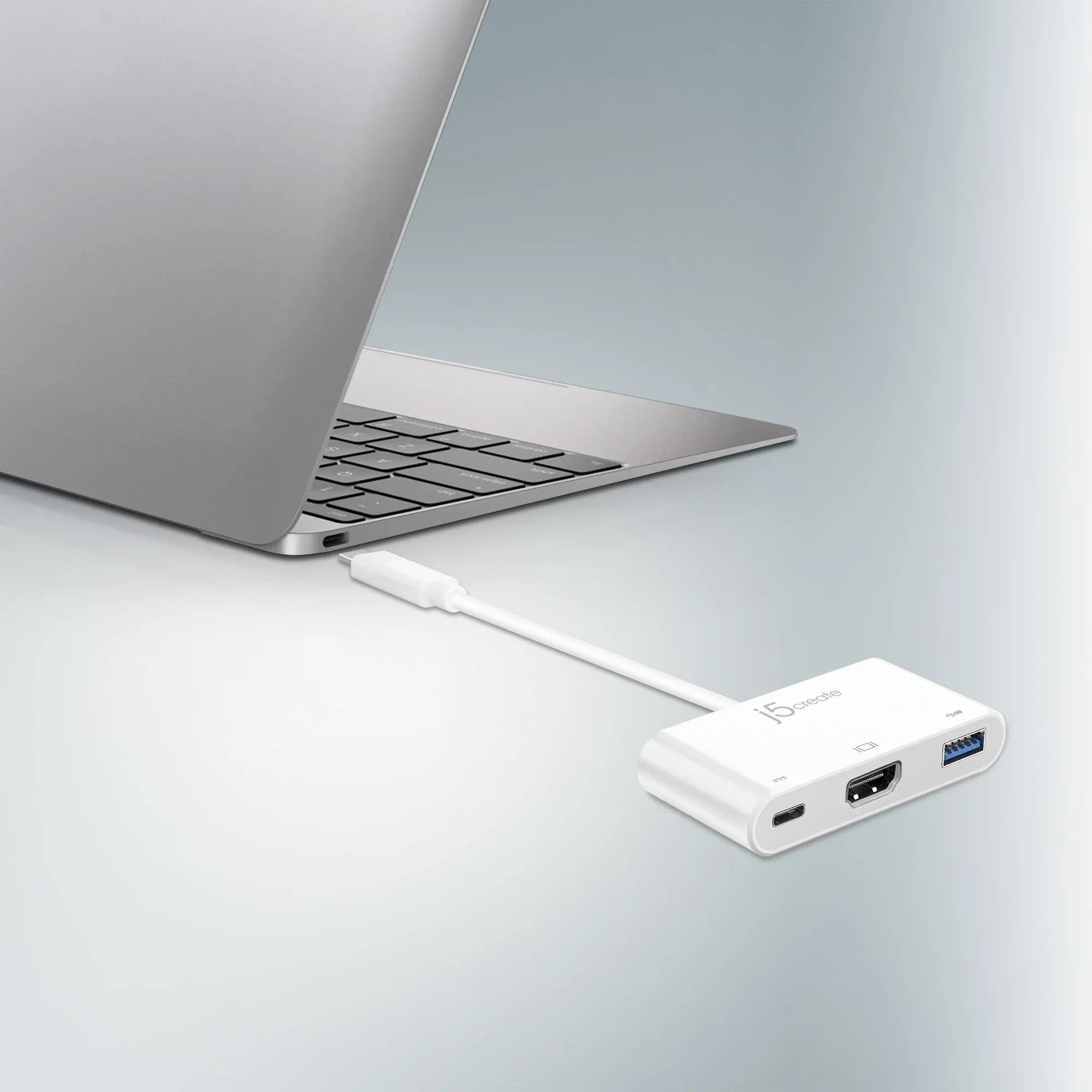 JCA379 - USB-C to HDMI & USB 3.0 with Power Delivery