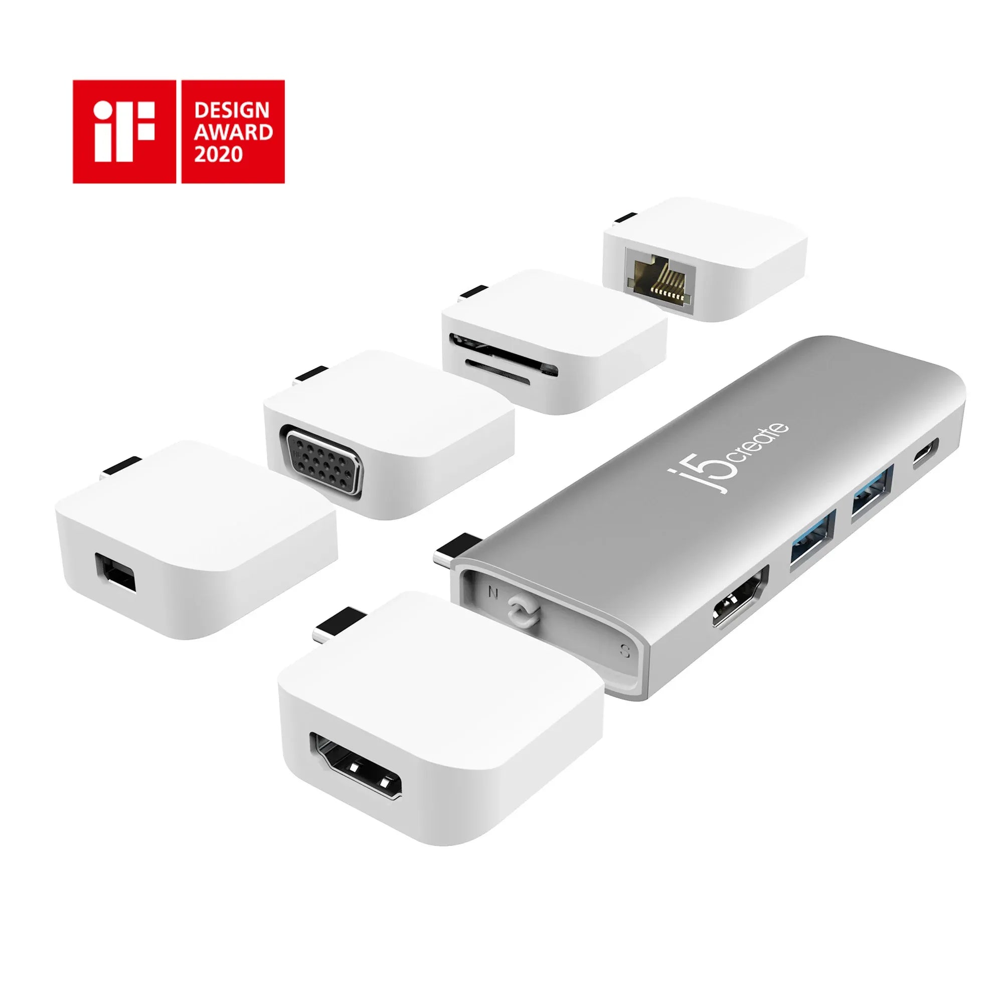 JCD389 - UltraDrive Kit USB-C Multi-Display Modular Dock