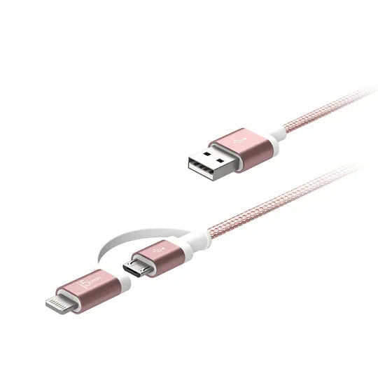 JMLC11 - 3-in-1 Charging Sync Cable - Lightning + Type-C + Micro-B