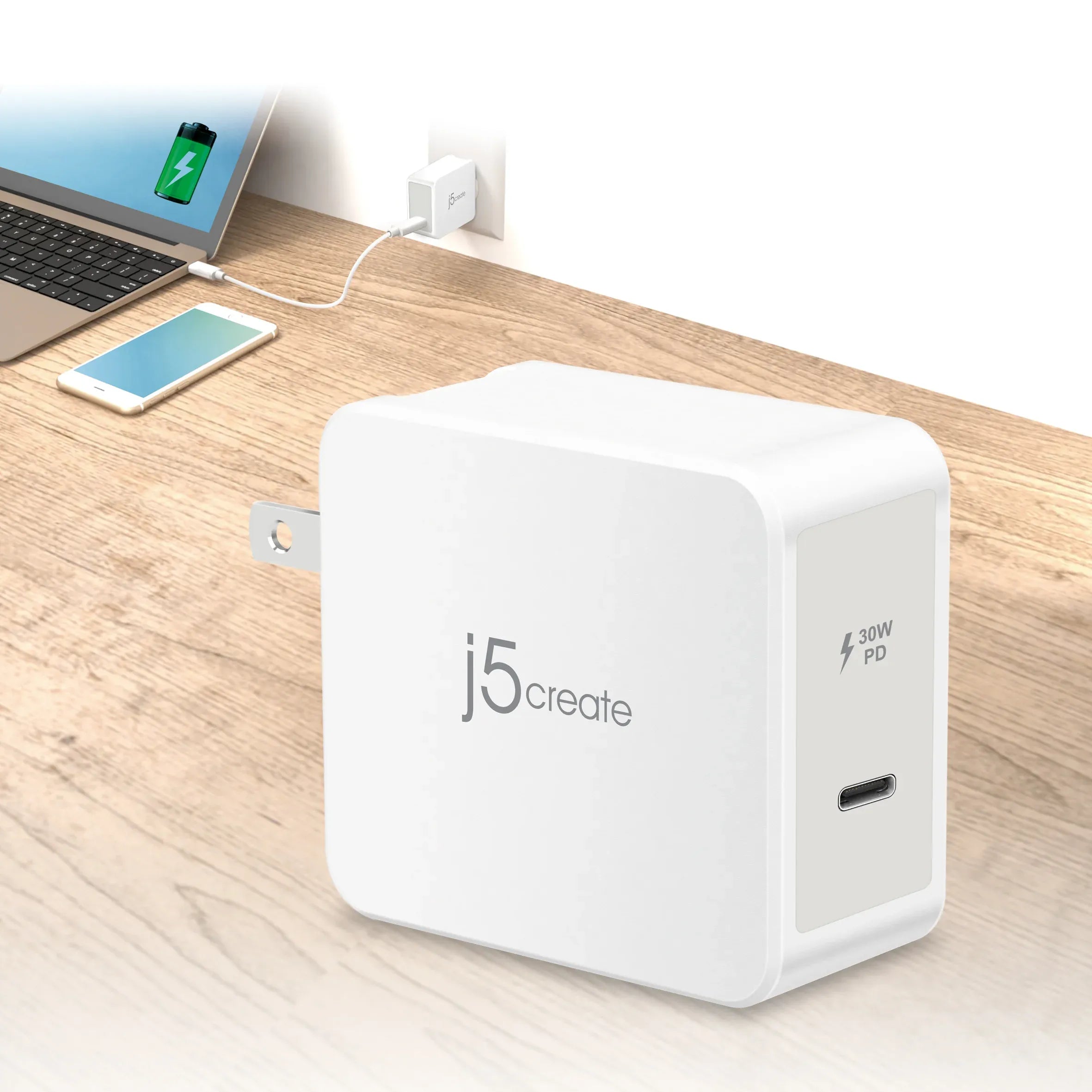 JUP1230 - 30W PD USB-C Wall Charger