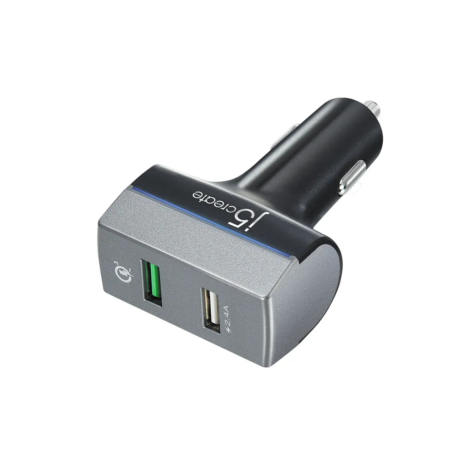 JUPV20 - 2-Port USB QC 3.0 Car Charger