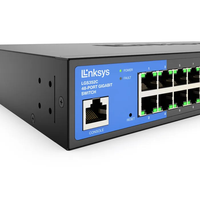 LGS352C - 48-Port Managed Gigabit Ethernet Switch with 4 10G SFP+ Uplinks