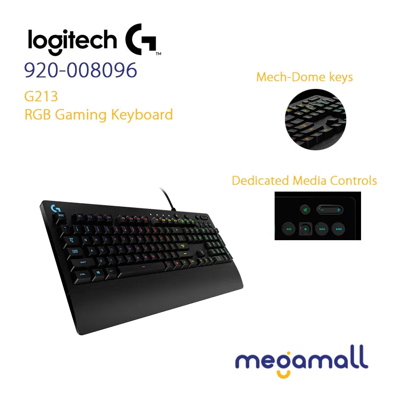 G213 Prodigy RGB Gaming Keyboard