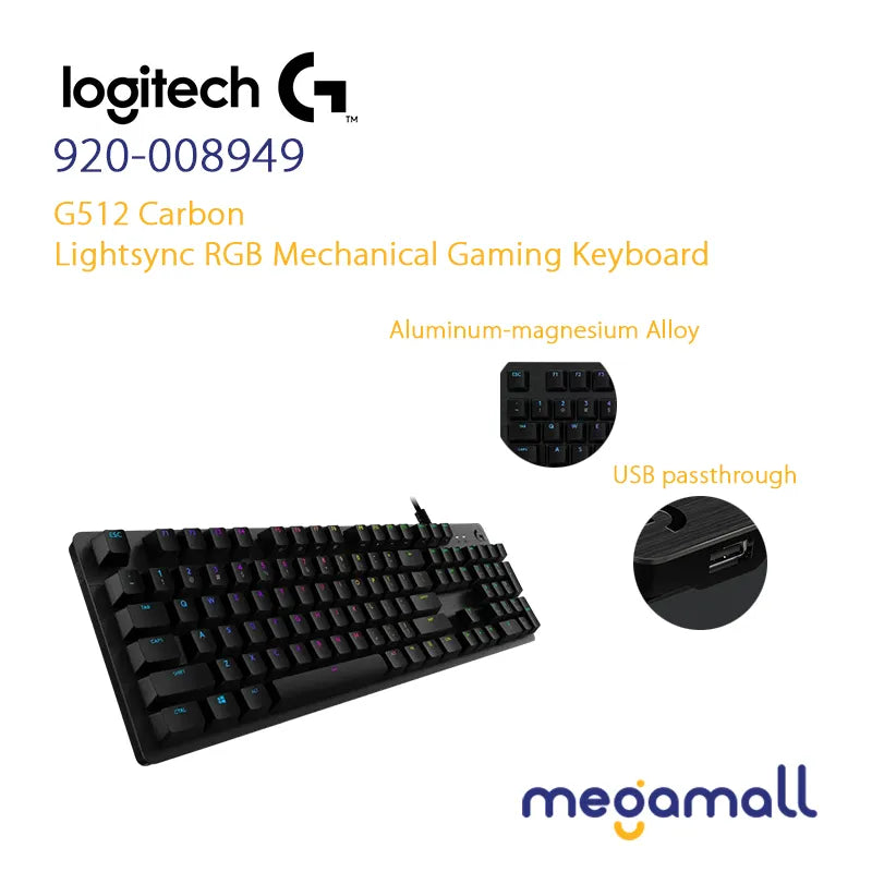 G512 Carbon LIGHTSYNC RGB Mechanical Gaming Keyboard