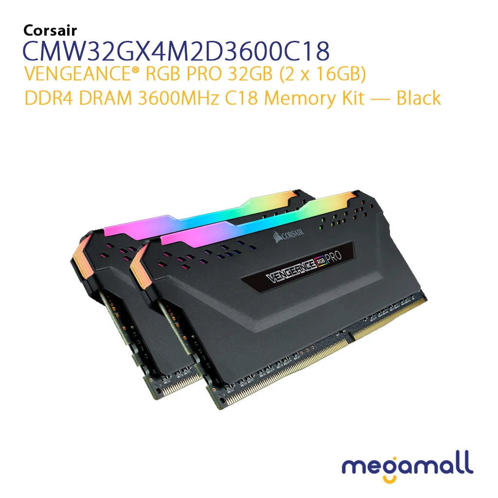 VENGEANCE RGB PRO DDR4 DRAM 3600MHz C18 Memory Kit