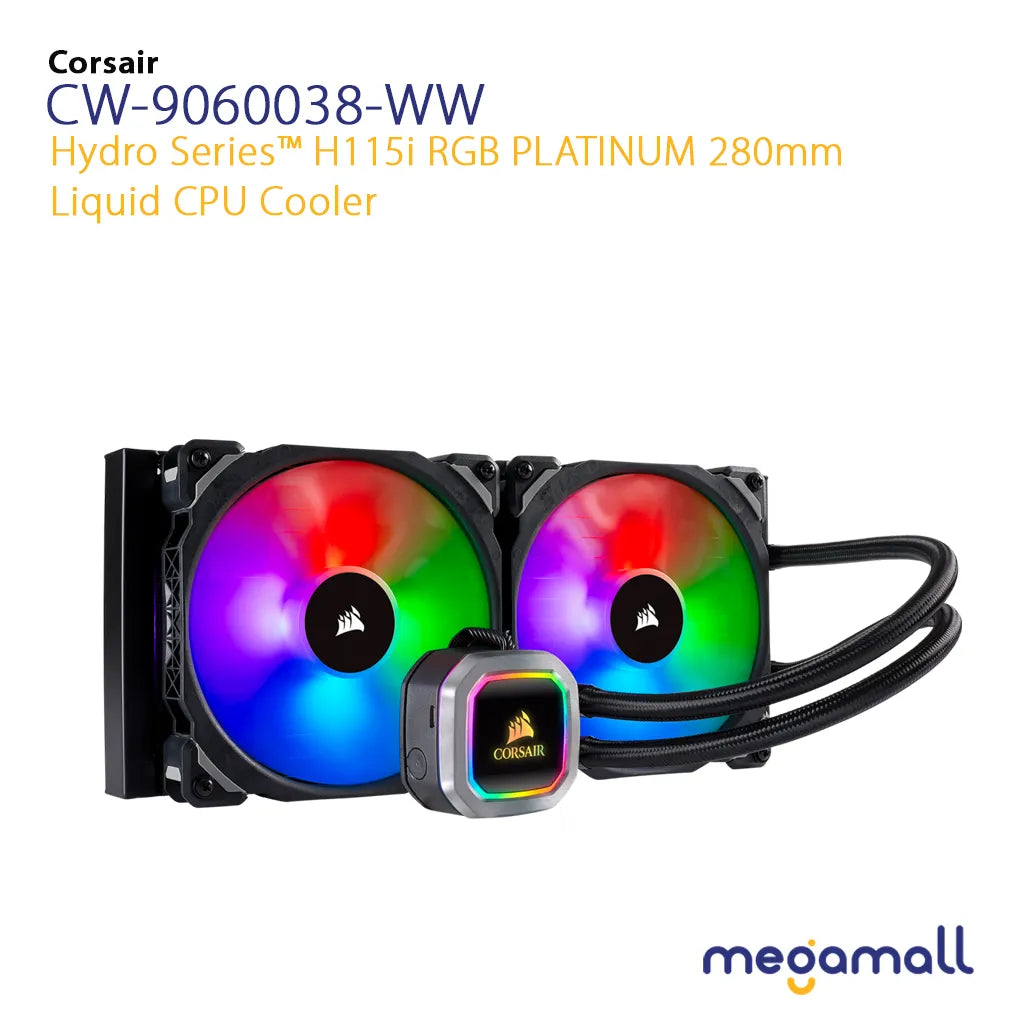 Hydro Series H115i RGB PLATINUM 280mm Liquid CPU Cooler