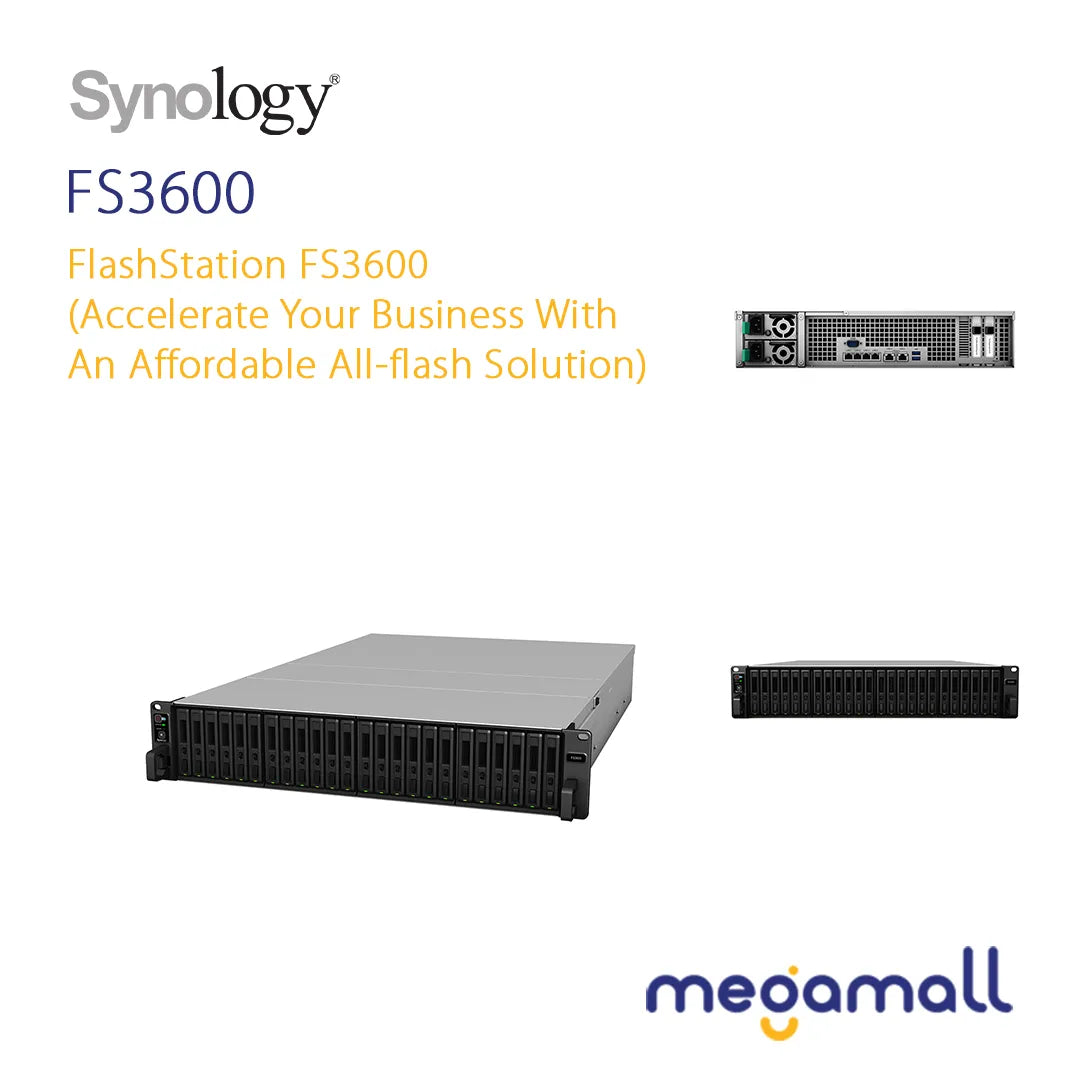 FlashStation FS3600 - Accelerate your business with an affordable all-flash solution