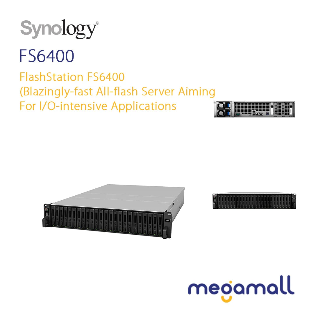 FlashStation FS6400 - Blazingly-fast all-flash server aiming for I/O-intensive applications