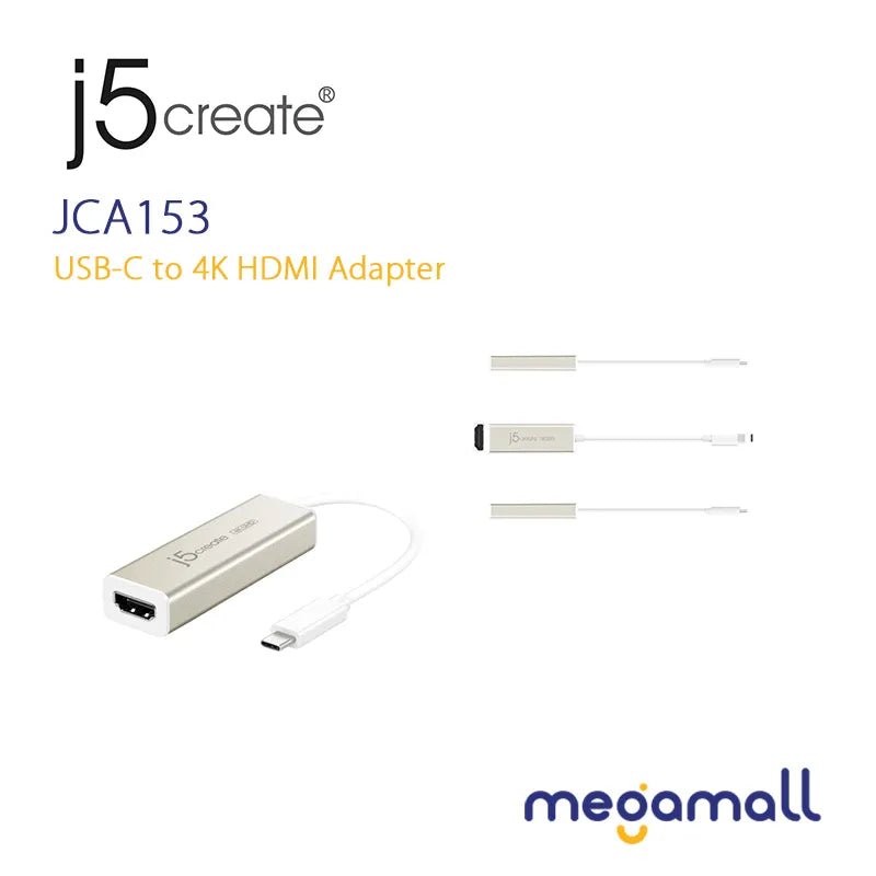 JCA153 - USB-C to 4K HDMI Adapter