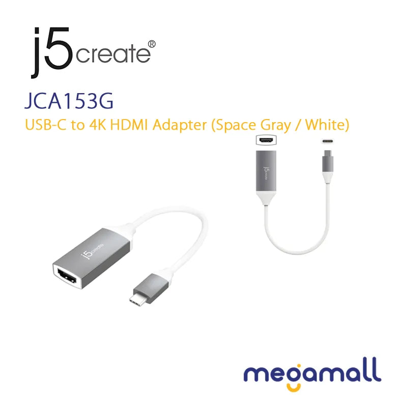 JCA153 - USB-C to 4K HDMI Adapter