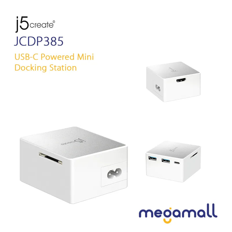 JCDP385 - USB-C Powered Mini Docking Station