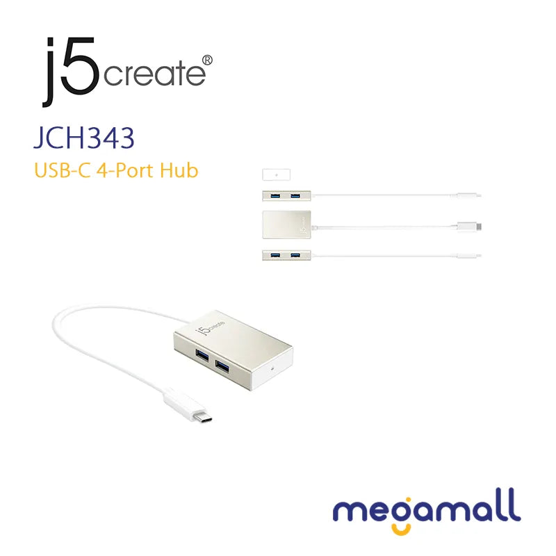 JCH343 - USB-C 4-Port Hub