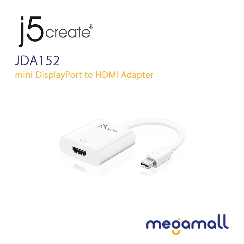 JDA152 - mini DisplayPort to HDMI Adapter