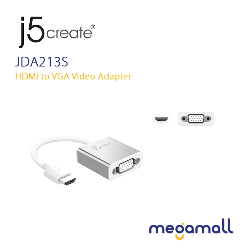 JDA213 - HDMI to VGA Adapter