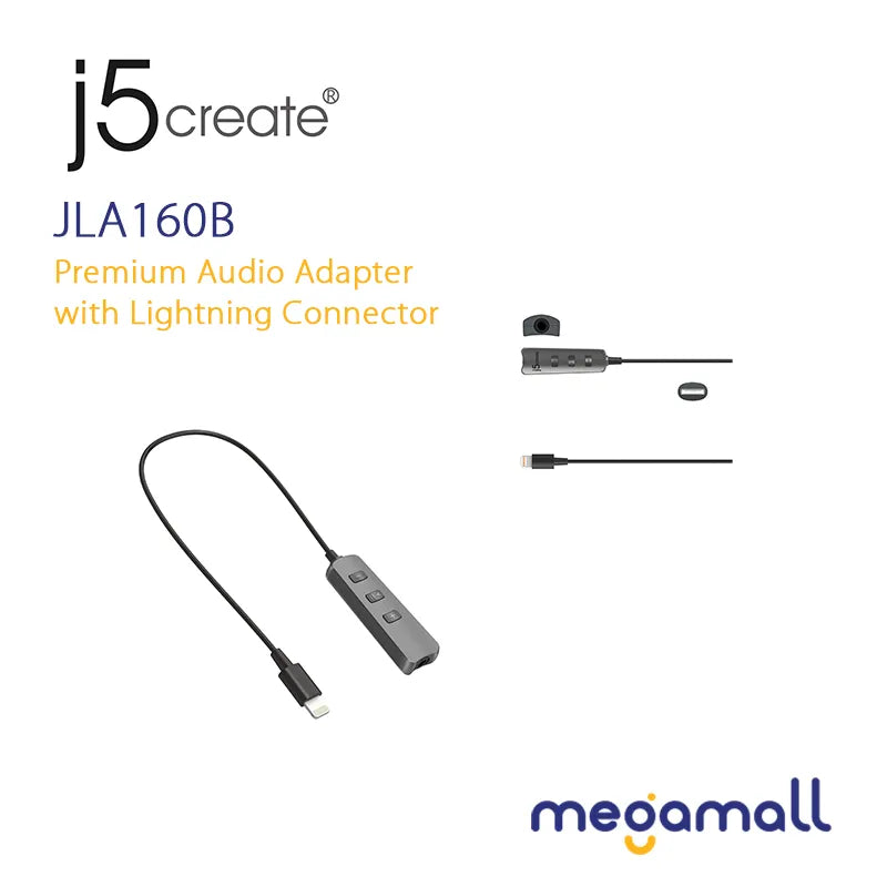 JLA160 - Premium Audio Adapter with Lightning Connector