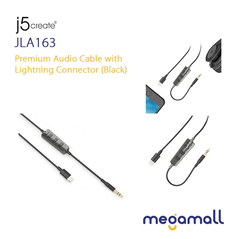 JLA163 -  Premium Audio Cable with Lightning Connector