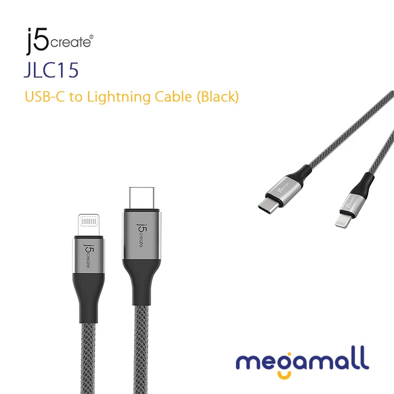 JLC15B - USB-C to Lightning Cable