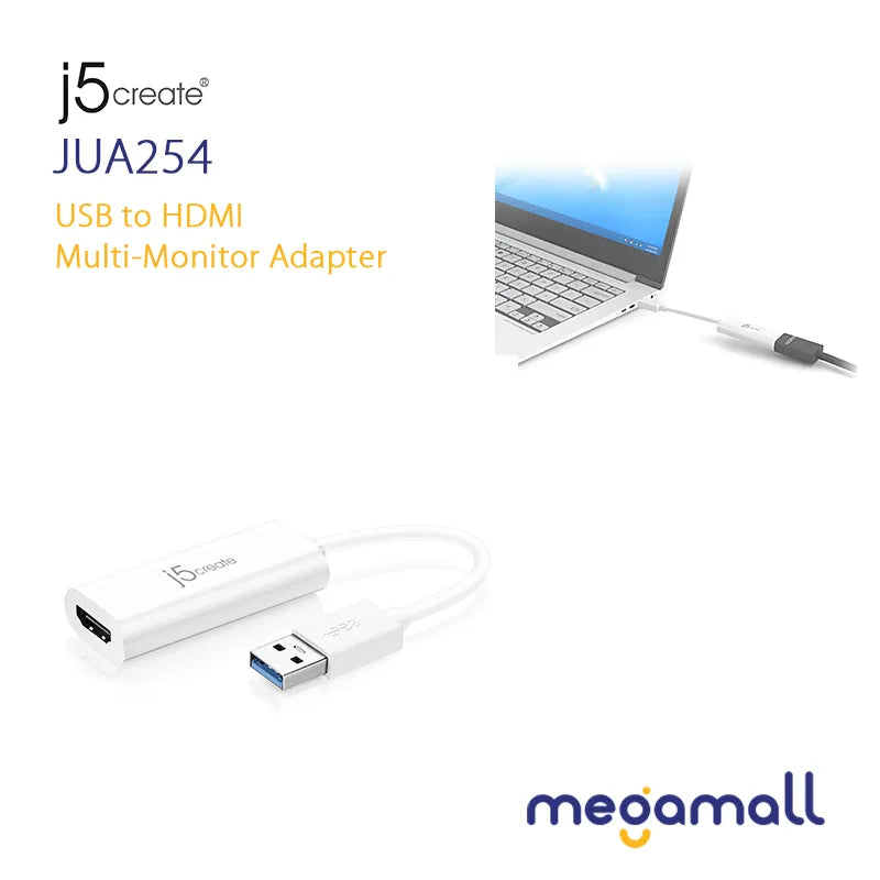 JUA254 - USB to HDMI Multi-Monitor Adapter