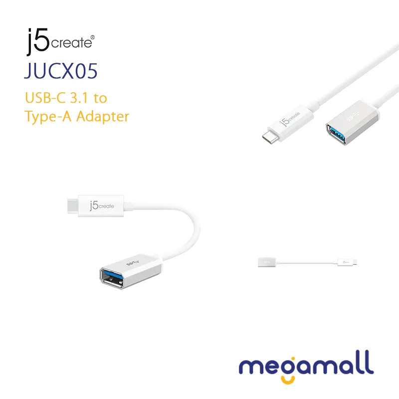 JUCX05 - USB-C 3.1 to Type-A Adapter