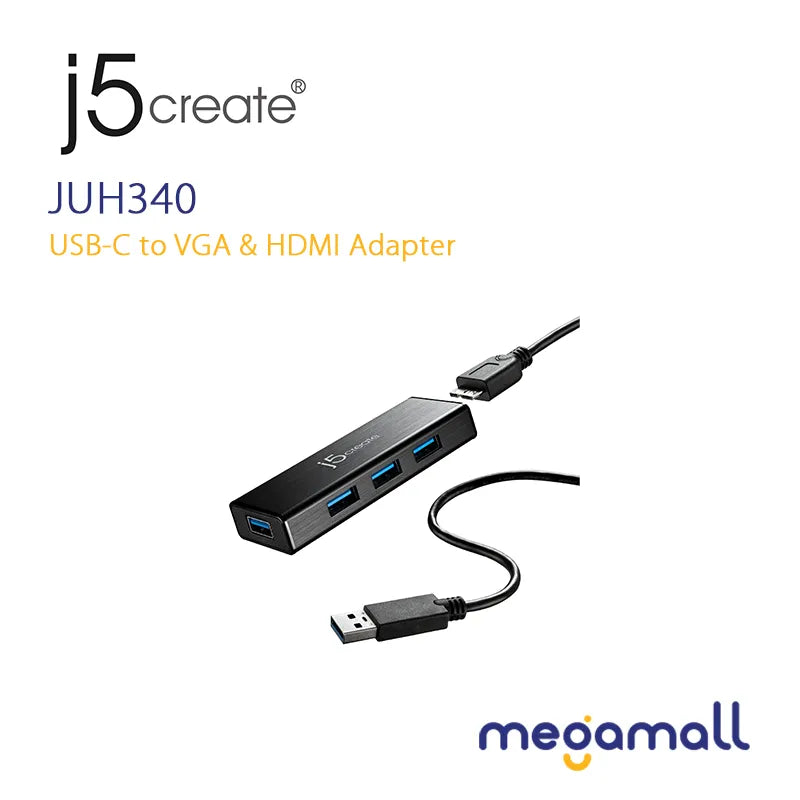 JUH340 - USB 3.0 4-Port Mini Hub