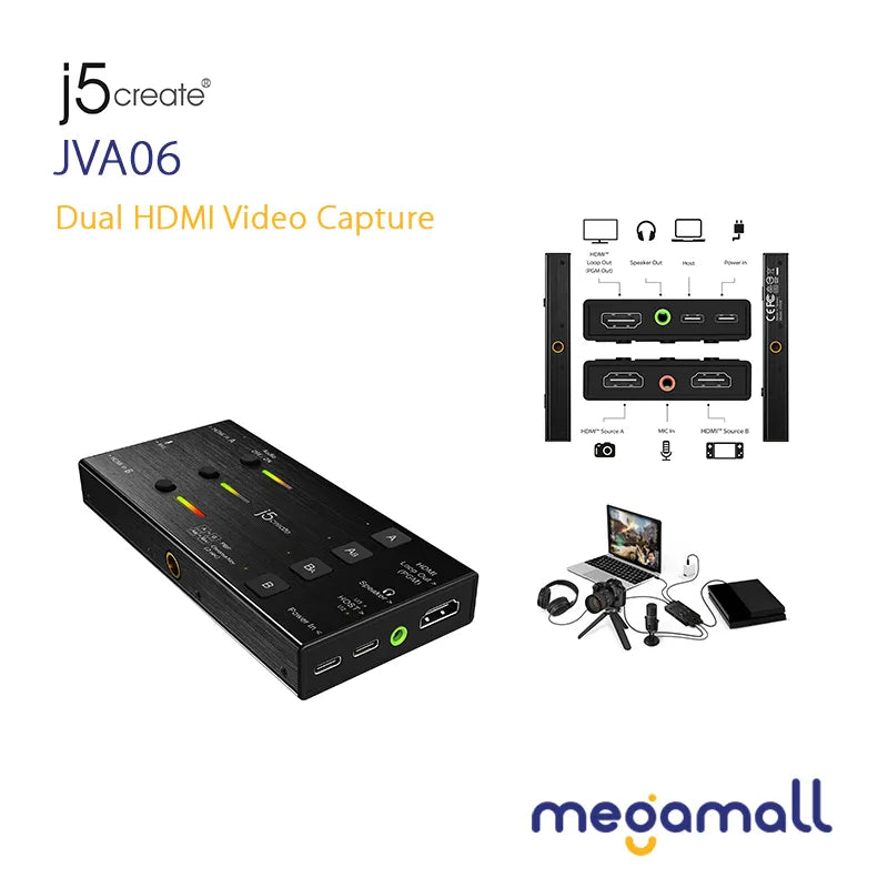 JVA06 - Dual HDMI™ Video Capture