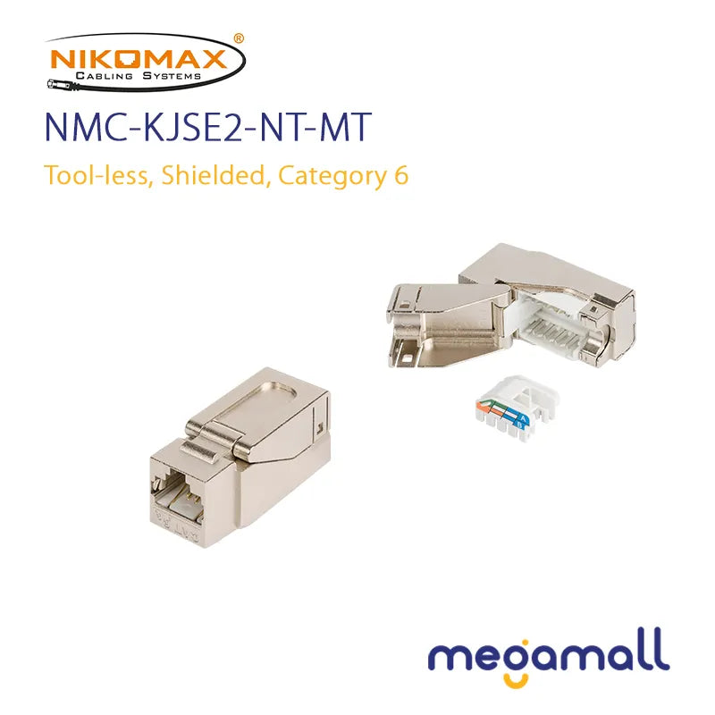 NMC-KJSE2-NT-MT - Tool-less, Shielded, Category 6