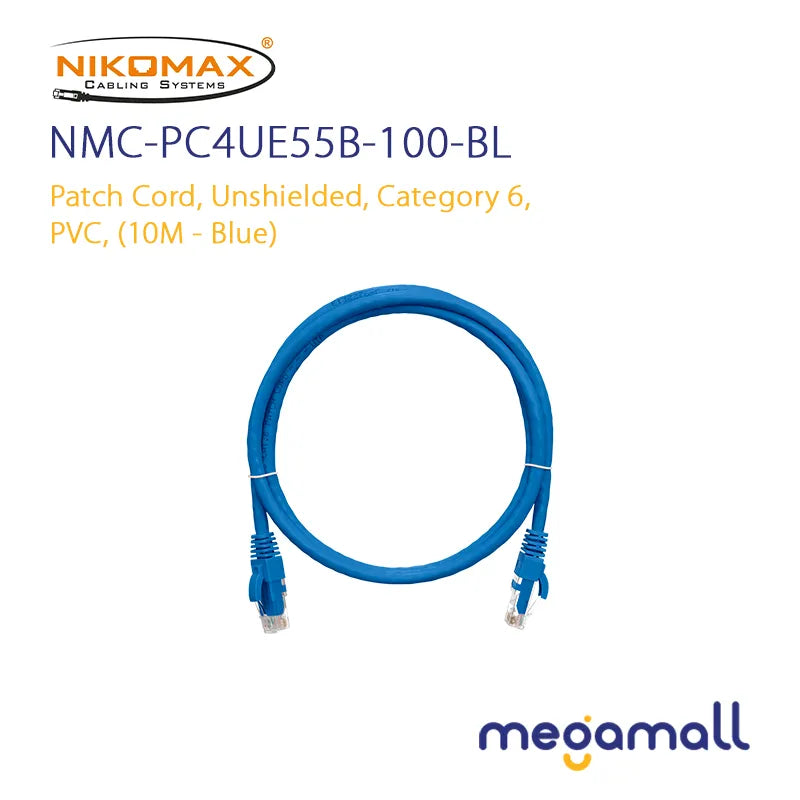 NMC-PC4UE55B-xxx-zz - Patch Cord, Unshielded, Category 6, PVC