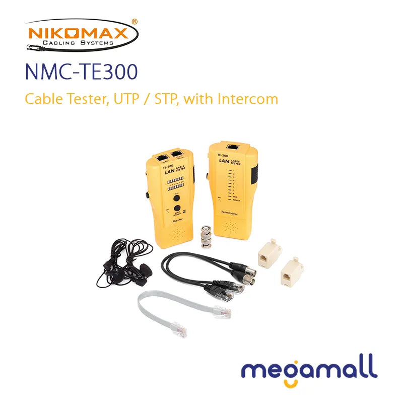 NMC-TE300 - Cable Tester, UTP / STP, with Intercom