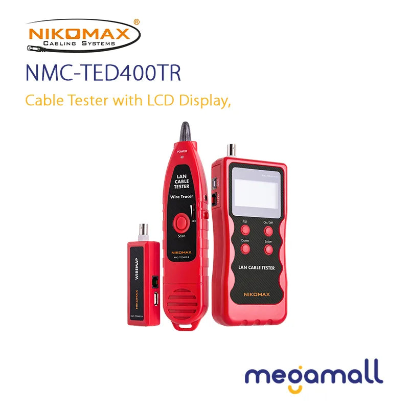 NMC-TED400TR - Cable Tester with LCD Display