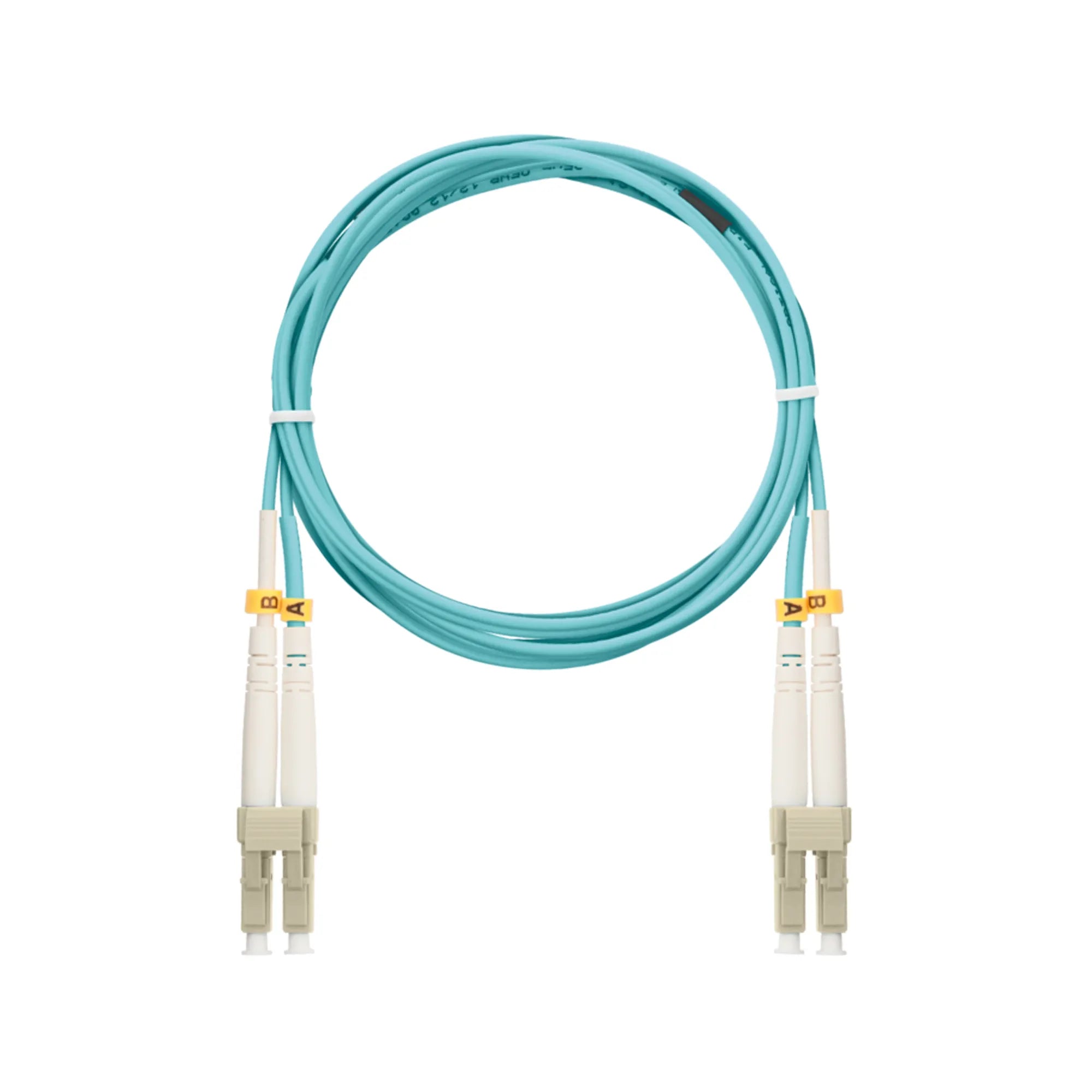 NMF-PC2M3C2-LCU-LCU-xxx - Fiber Optic Patch Cord, MM 50/125, LC/UPC-LC/UPC, LSZH, Duplex