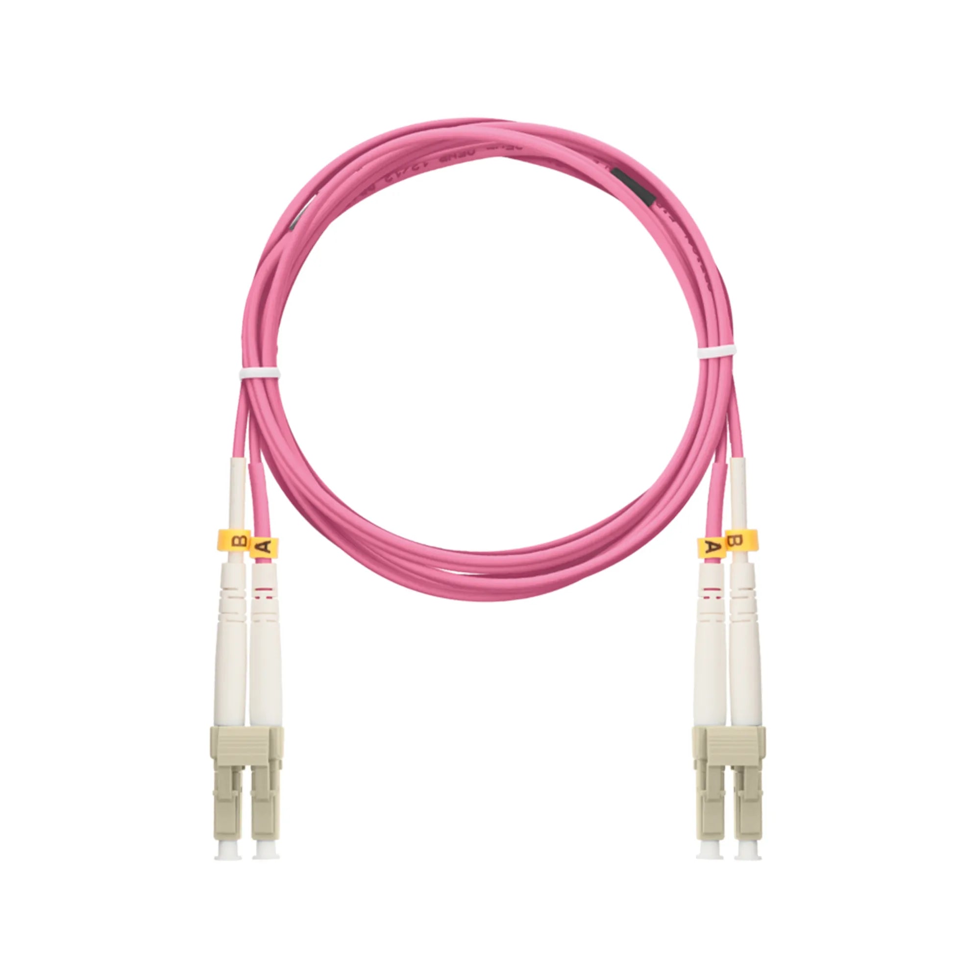 NMF-PC2M4C2-LCU-LCU-xxx - Fiber Optic Patch Cord, MM 50/125, OM4, LC / UPC-LC / UPC, LSZH, Duplex