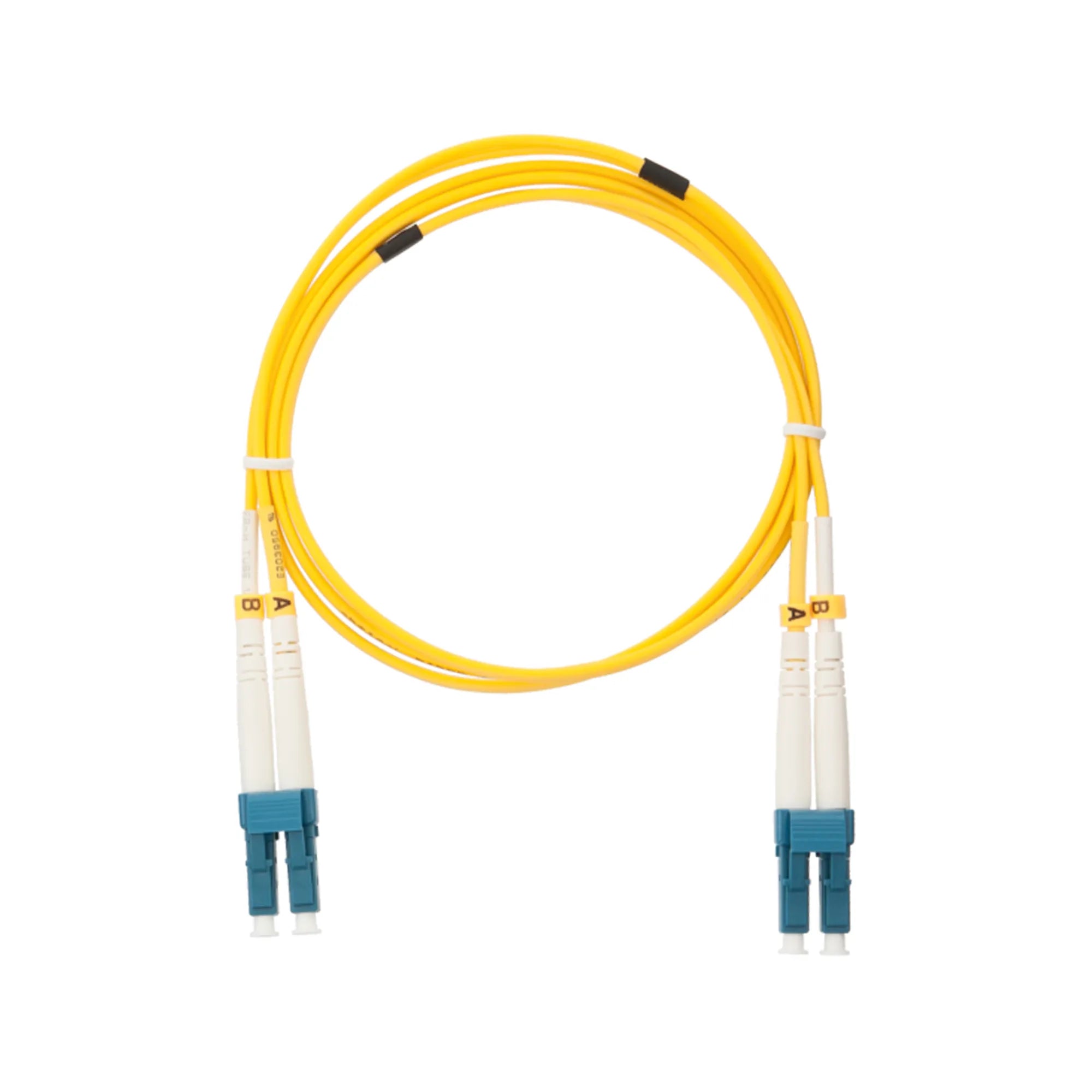 NMF-PC2S2C2-LCU-LCU-xxx - Fiber Optic Patch Cord, SM 9/125, LC/UPC-LC/UPC, LSZH, Duplex