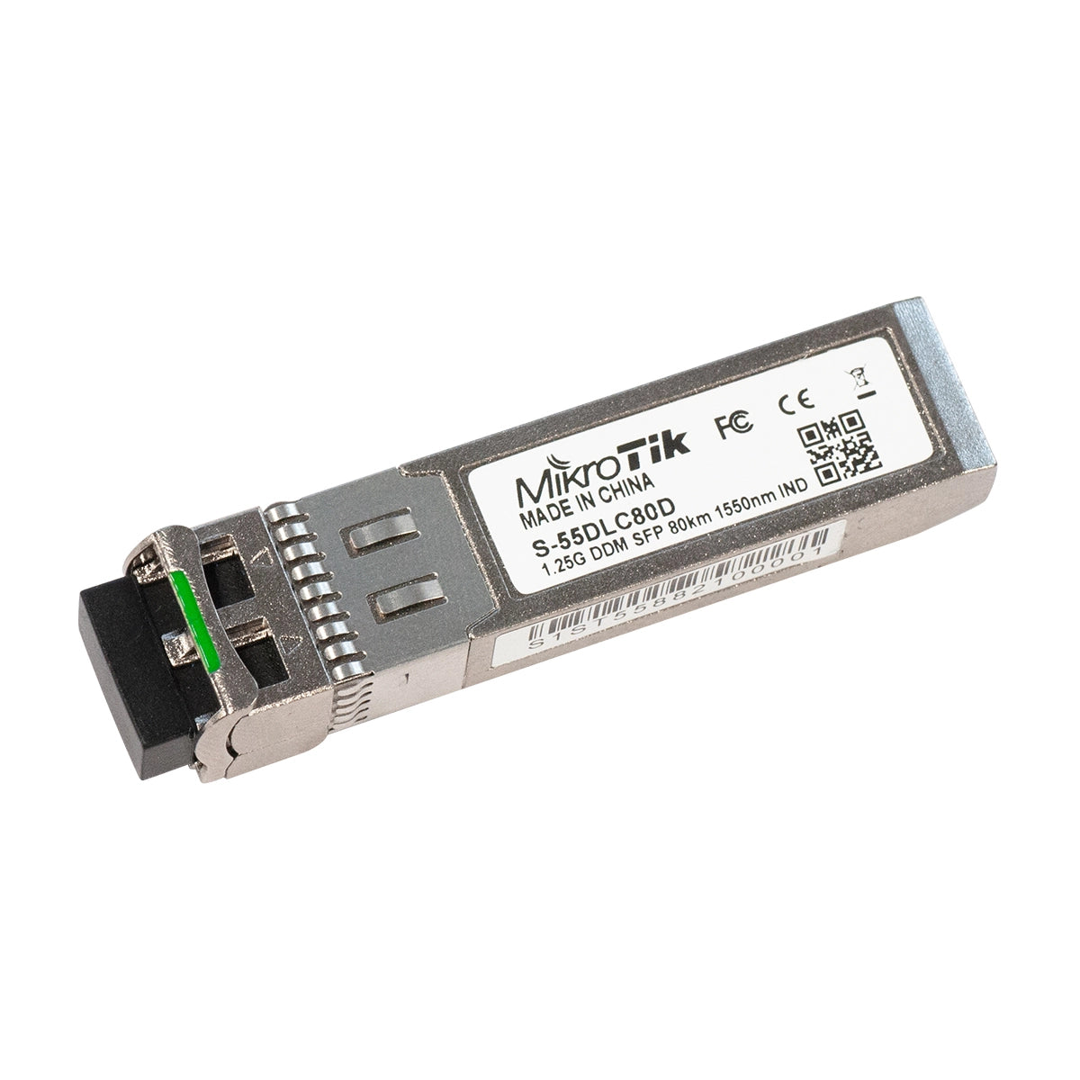 S-55DLC80D - SFP 1.25G module for 80km links with Dual LC-connector