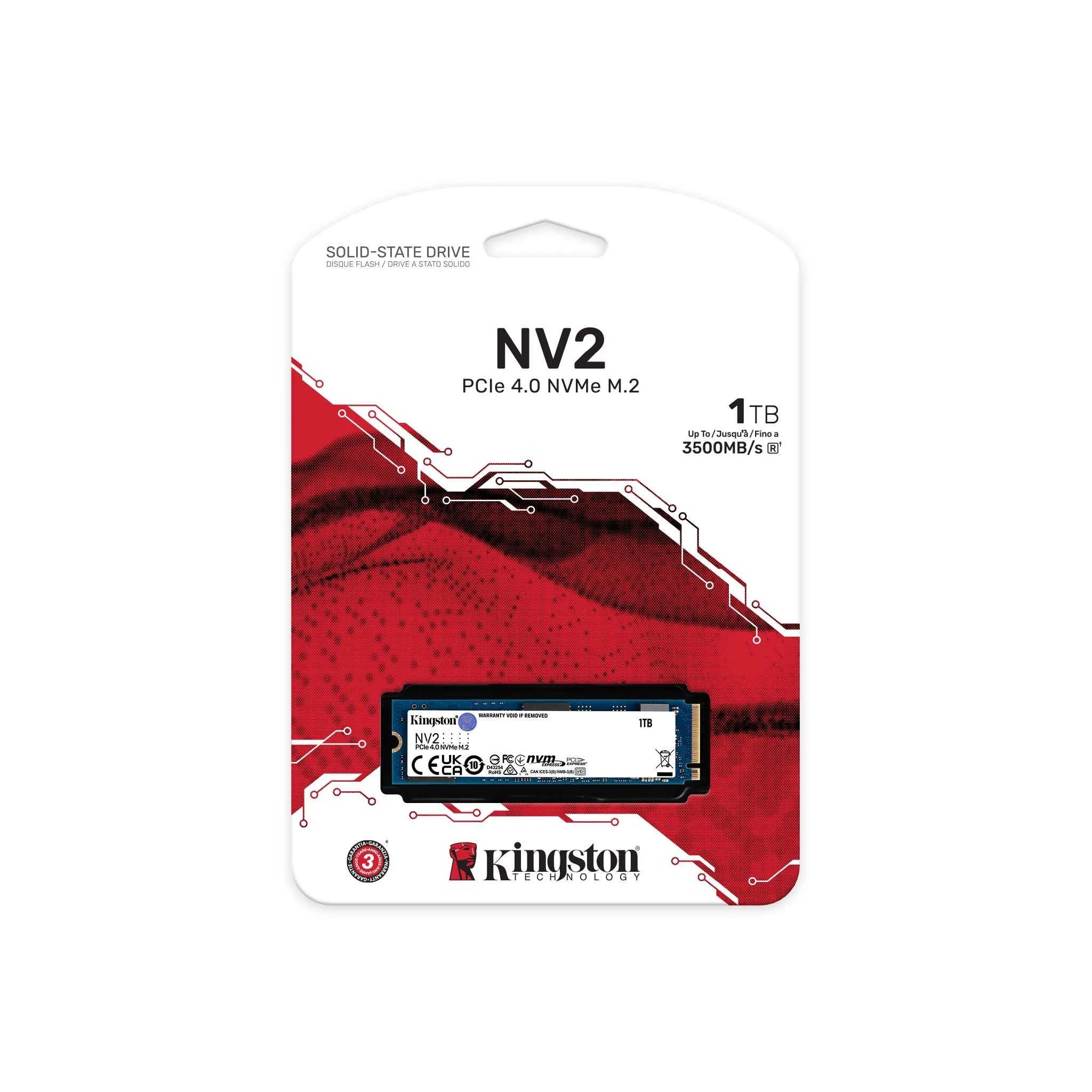 Kingston NV2 M.2 PCIe 4.0 NVMe SSD