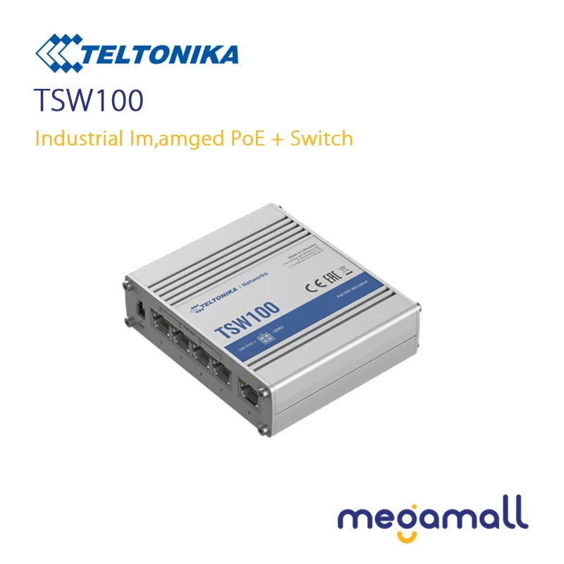 TSW100 - Industrial Unmanaged PoE + Switch